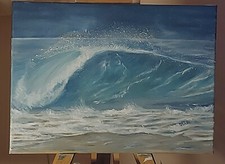 dipinto olio su tela con