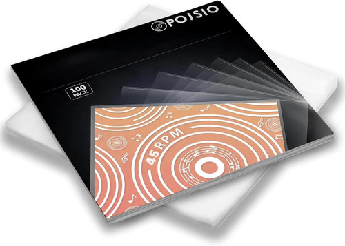 100 buste vinili 45 - buste,