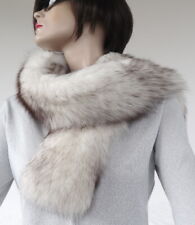 Pelliccia Sciarpa Volpe Blu