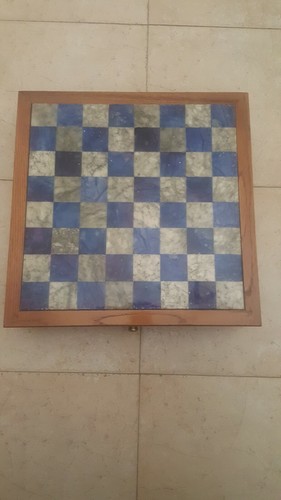 Scacchiera marmo bianca - marmo,