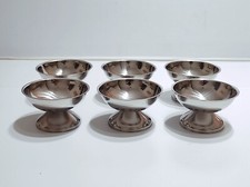 Coppette macedonia Coppe gelato servizio da 6 persone bicchieri in acciaio inox