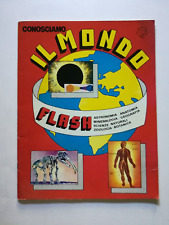 CONOSCIAMO IL MONDO FLASH ed. Lampo 1981 : album con 5 figurine