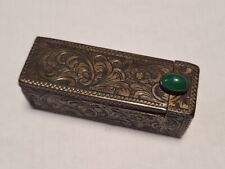 RARO PORTA ROSSETTO (CON SPECCHIETTO) ANTICO IN ARGENTO ITALIANO