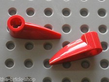 2 x LEGO TECHNIC red tooth ref