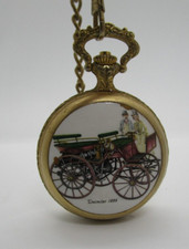 OROLOGIO DA TASCA ANTICO ARNEX  17 JEWELS SWISS CON IMMAGINI PRIME AUTOMOBILI