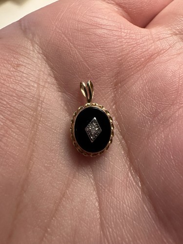 Ciondolo art decò - decò, 14k