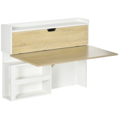 Homcom scrivania pieghevole - scrivania,