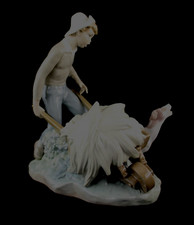 FIGURINA LLADRO ORTOLAN IN GUAI #4852 - COME NUOVA IN SCATOLA ORIGINALE