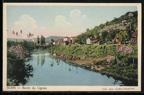 Cpa boën bords lignon - bords, du