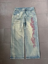 Jeans denim blu chiaro larghi