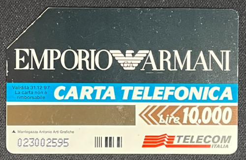 Carta telefonica emporio - carta,
