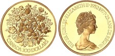 Kanada 100 dollari oro 1977 - kanada,