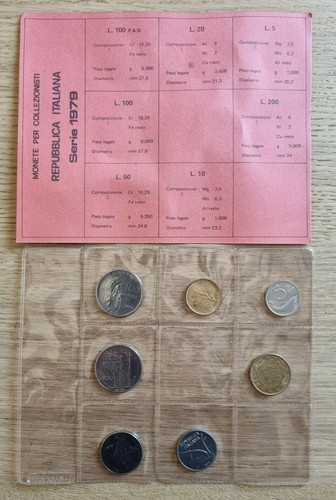 Serie anno 1979 monete - 1979,