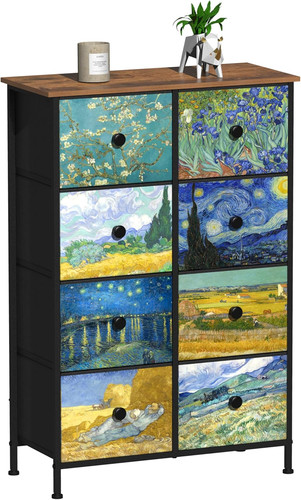 Cassettiera sottile alta - cassettiera,