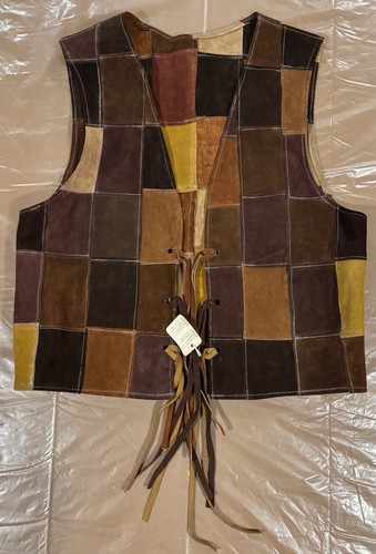 Gilet pelle scamosciata