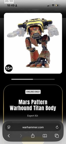 Mars pattern warhound titan - pattern,