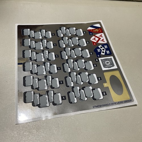 Lego foglio adesivo originale - foglio,