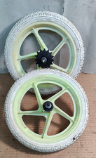 RUOTE ANTERIORE E POSTERIORE DA 12 x 35 PER BICICLETTE DA BAMBINO DELL'EPOCA