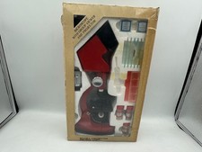 Microscopio giocattolo vintage originale Sovie per bambini Lomo Analyt 1995