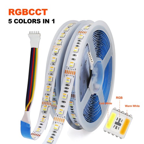 Striscia led rgb cct - striscia, 5in1