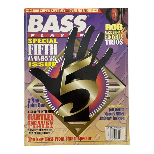 Bass player magazine march - bass,