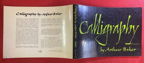 Arthur baker calligraphy ed - arthur,