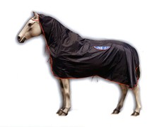 Coperta per cavallo impermeabile con collo da passeggio