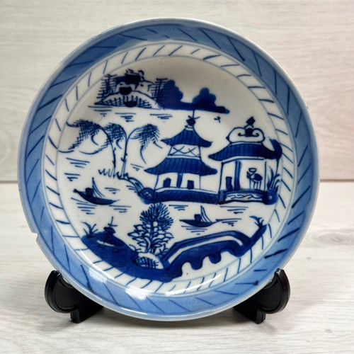 Piatto porcellana bianca blu