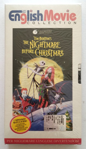 Vhs the nightmare before - nightmare,