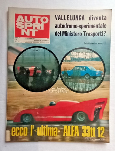 Autosprint del 1973 - autosprint, n