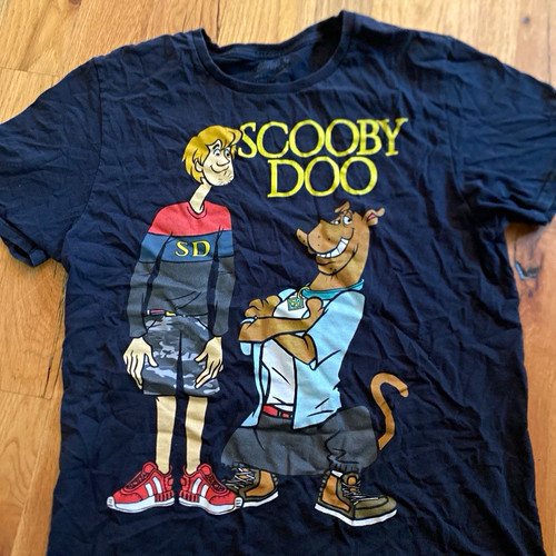 Shirt scooby doo uomo nera - m,
