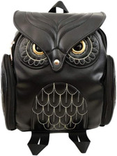 Black Gufo Zaino Vintage PU