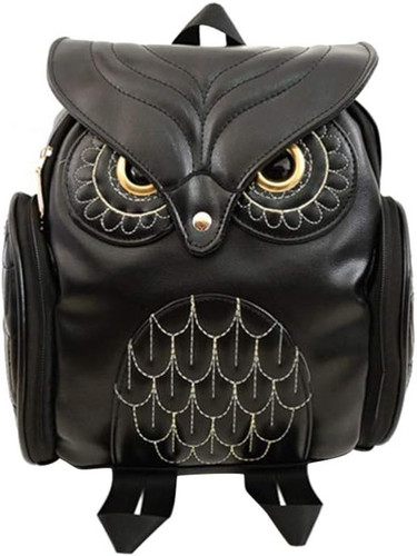 Black gufo zaino vintage - gufo, pu