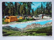 CORTINA D'AMPEZZO FIAMES Camping Olympia Belluno vecchia cartolina