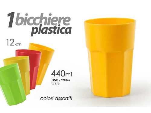 Bicchiere gicos plastica - bicchiere, per