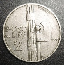 Moneta 2 Lire 1923 R Italia