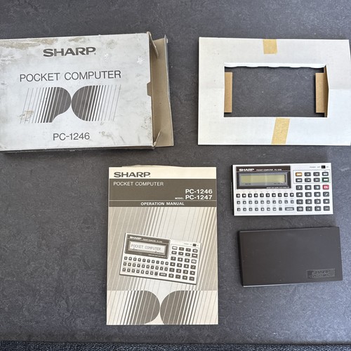 Sharp pocket computer 1246 - sharp, pc-1246