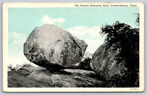 Balancing rock fredericksburg - rock,