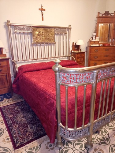 Letto antico fine 800 - letto,