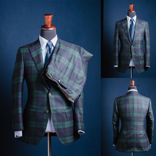 Tuta uomo business quadri - business, a