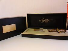STILOGRAFICA CROSS SIGNATURE LACCA ORO/NERO ANNO 1996 NIB F