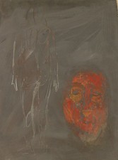 Nino Longobardi Untitled, 1989 — Mixed Media on Fabriano Paper, Signed & Dated