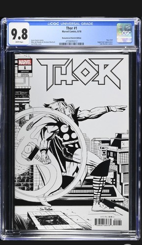 Thor cgc 8 1 1000 - cgc, 9.8,