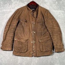 Barbour Jacket Mens M Brown