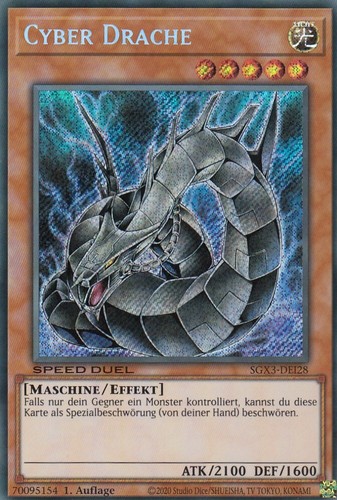 Cyber drago sgx3 dei28 yugioh - drago, sgx3-dei28