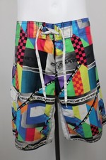 QUIKSILVER COSTUME PANTALONCINO MARE UOMO TG L MEN SWIMSUIT VINTAGE CASUAL