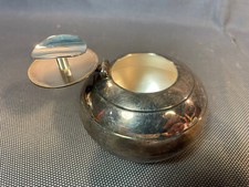 Antico Piccolo Posacenere IN Metallo Argentato Christofle Vintage Anni 1970