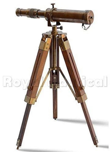 Antico telescopio ottone - antico,