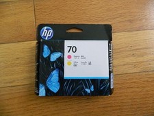 2023 ORIGINALE HP #70 magenta/giallo TESTA DI STAMPA DESIGNJET Z2100 C9406A GUARNIZIONE DI FABBRICA