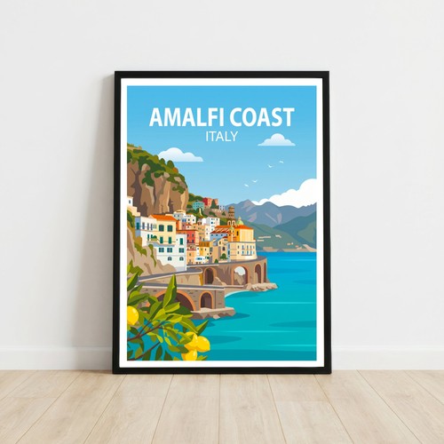 Poster viaggio costiera - poster,